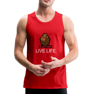 LIVE LIFE TANK - red