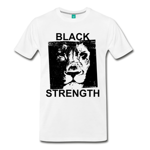 Black Strength - white