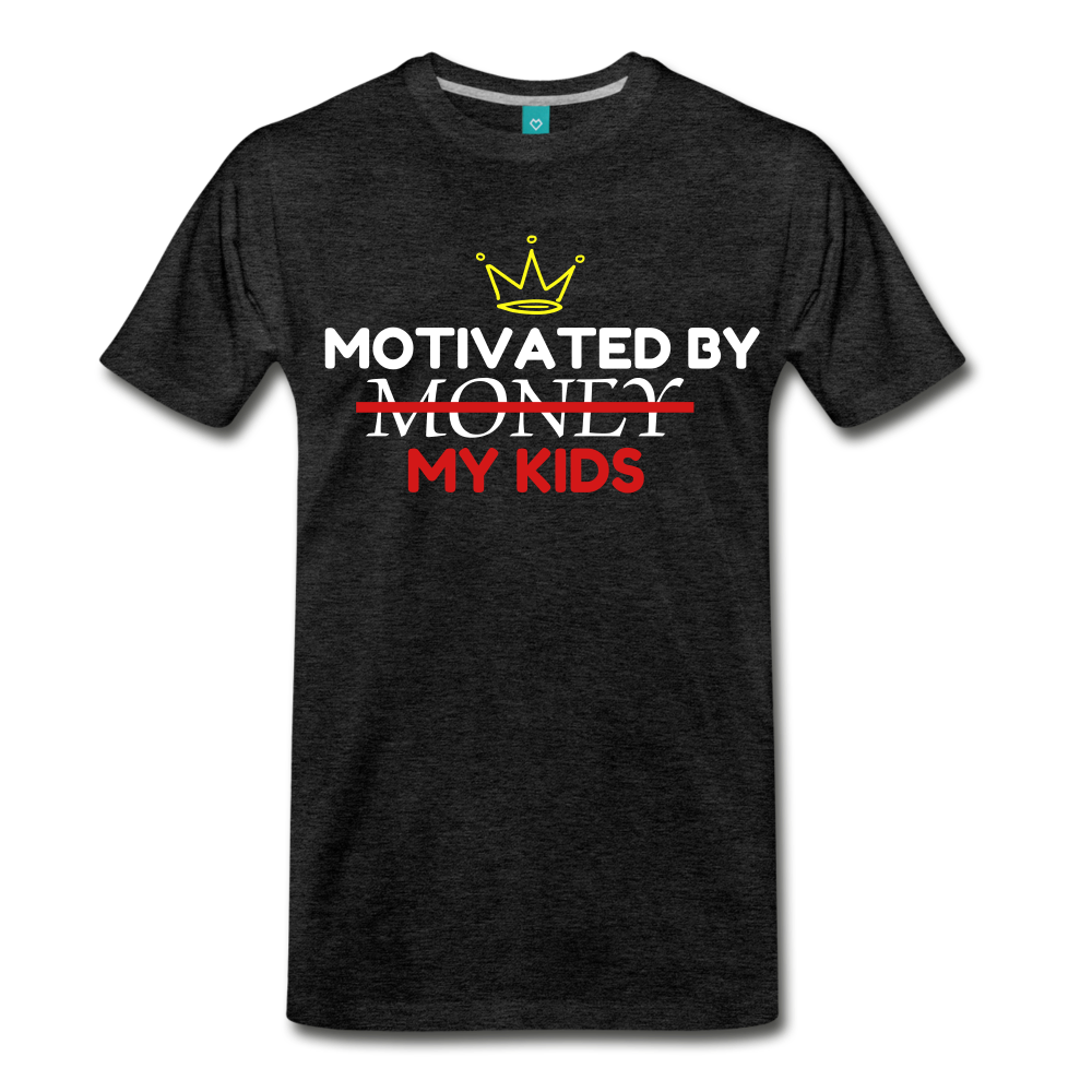 Motivated By my Kids - charcoal gray