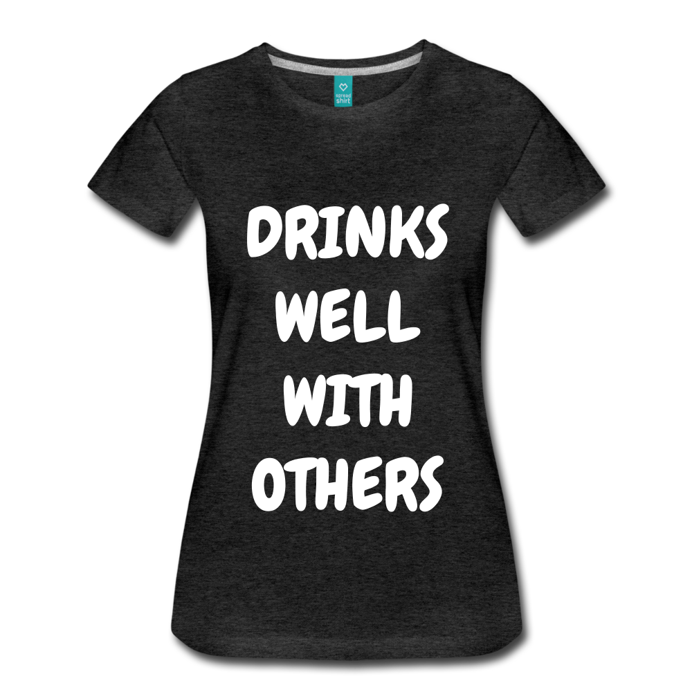 DRINKS WELL - charcoal gray