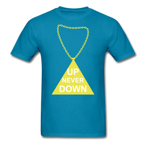 UPT Chain Tee. - turquoise