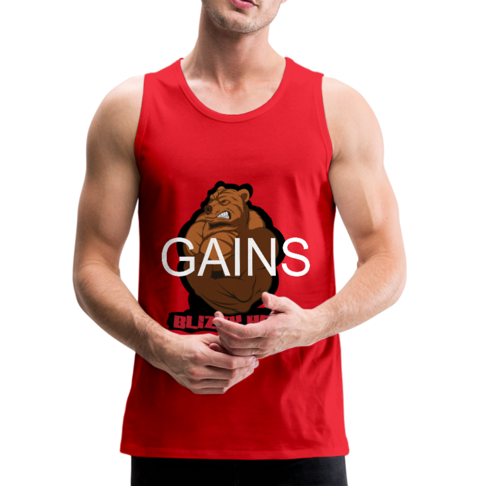 GAINS TANK - red