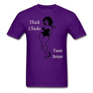 Thick Chicks Tee - purple