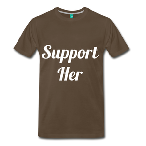Support Her - noble brown