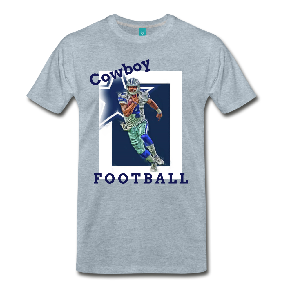Cowboy Football Dak - heather ice blue
