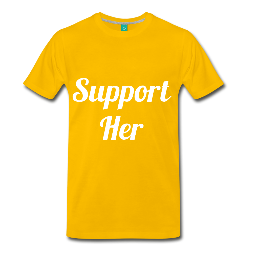 Support Her - sun yellow