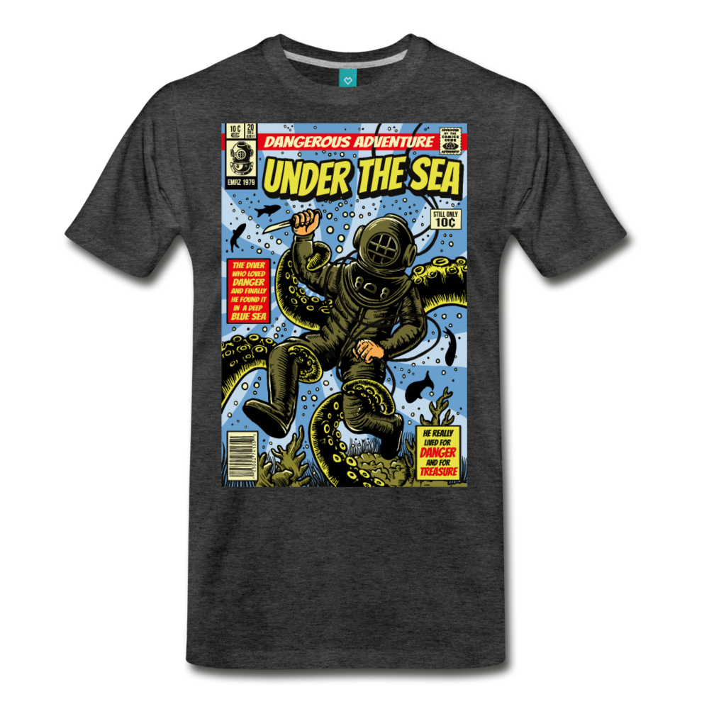 Under the Sea - charcoal gray
