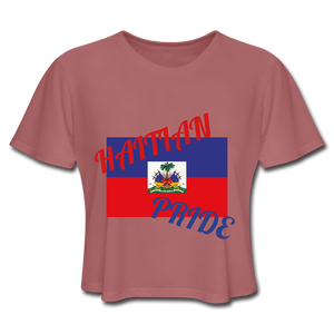 HAITIAN PRIDE CROP - mauve