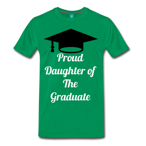 daughter of grad tee - kelly green