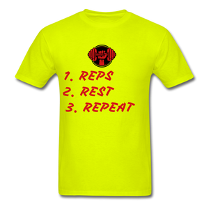 Rep's Tee - safety green