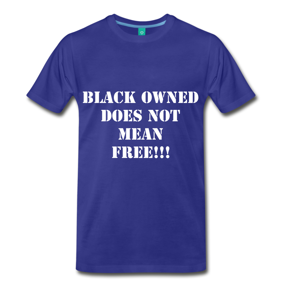 Black Owned - royal blue