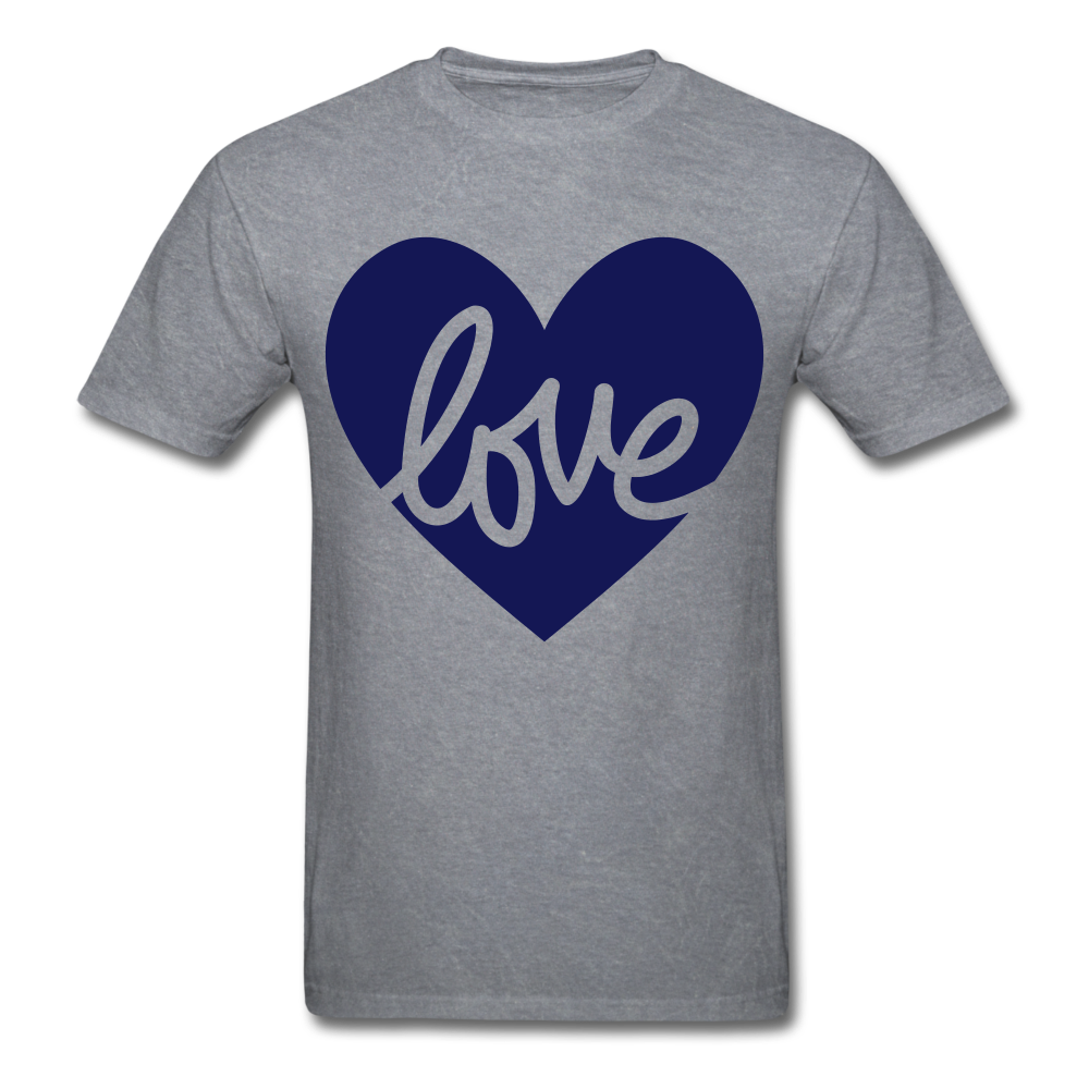 Love Tee. - mineral charcoal gray
