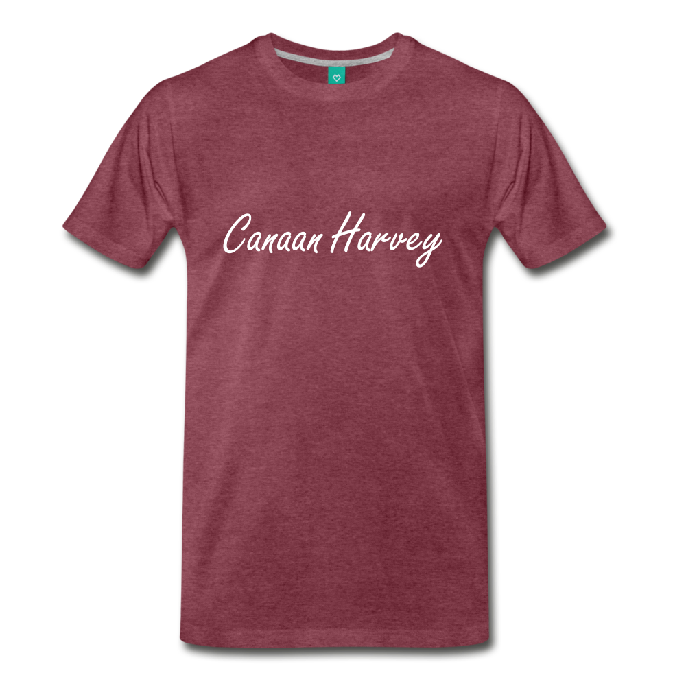Canaan Harvey Tee - heather burgundy