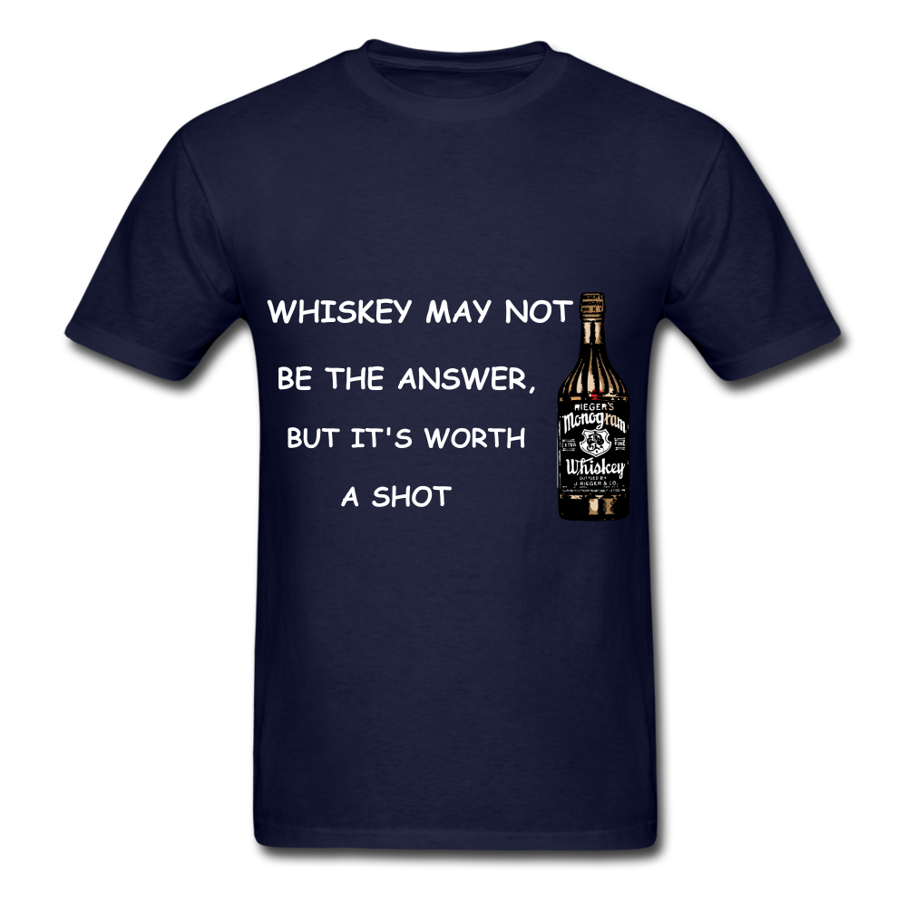 Whiskey Tee - navy
