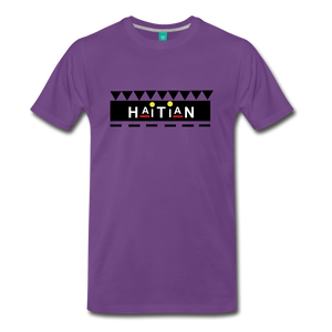HAITIAN TEE. - purple