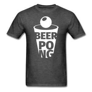 Beer Pong Tee - heather black