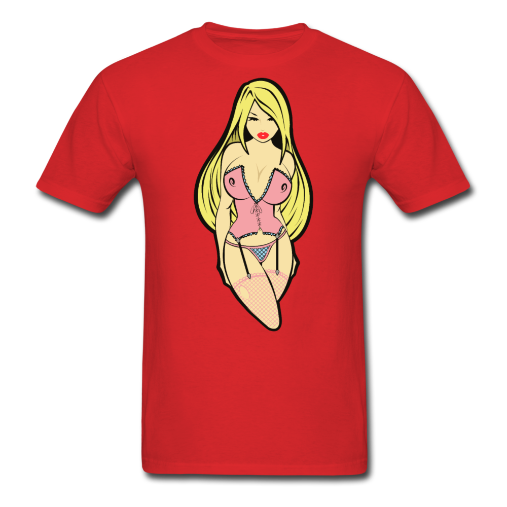Chick Tee. - red