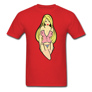 Chick Tee. - red