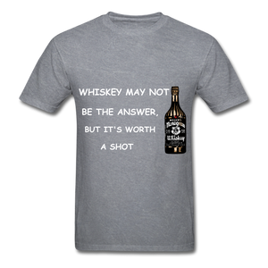 Whiskey Tee - mineral charcoal gray