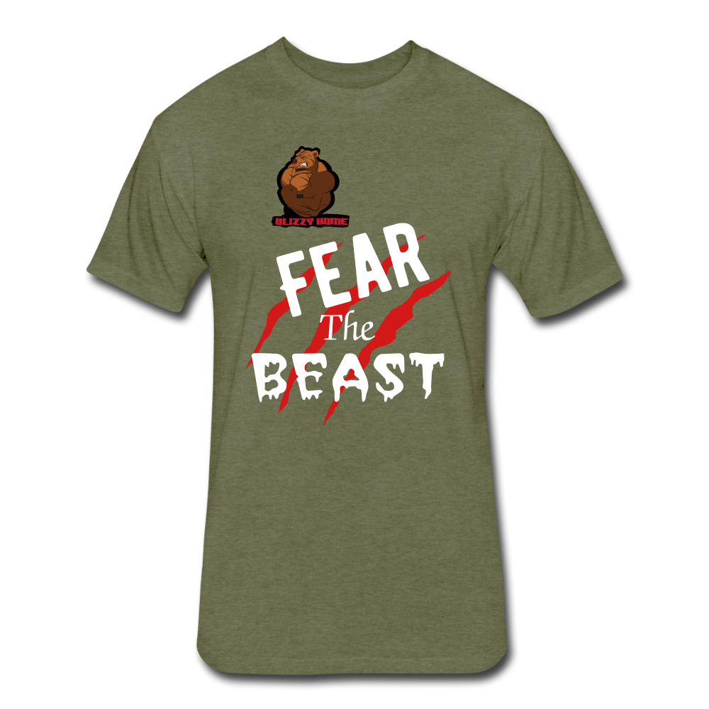 Fear The Beast - heather military green