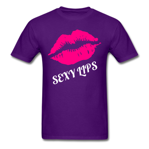 Sexy Lips Tee - purple