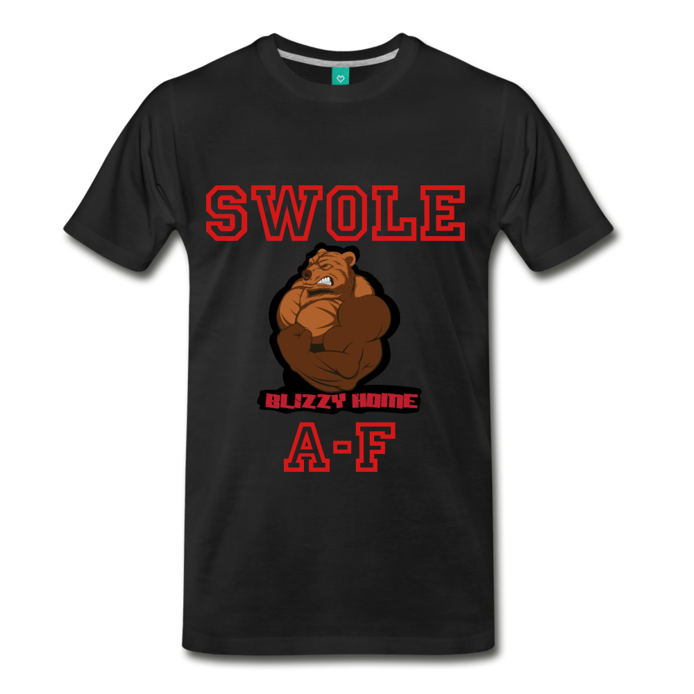 Swole AF tee - black