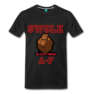 Swole AF tee - black