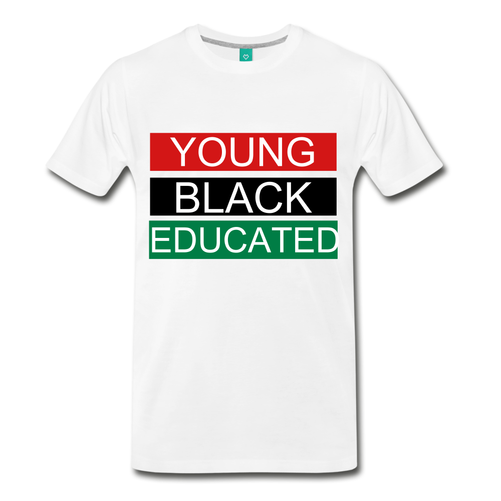 YOUNG BLACK EDUCATED - white