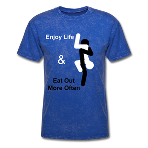 Eat Out Tee - mineral royal
