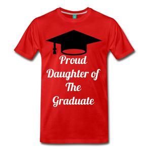 daughter of grad tee - red