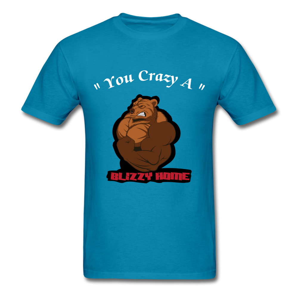 Crazy A Tee - turquoise