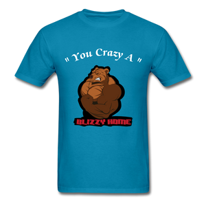 Crazy A Tee - turquoise