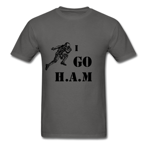 H.A.M Tee - charcoal