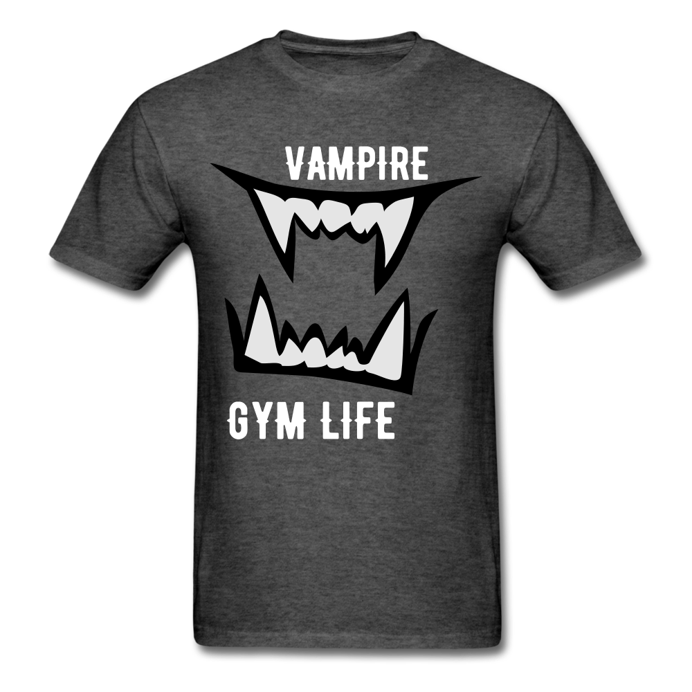 Vamp Gym Tee - heather black
