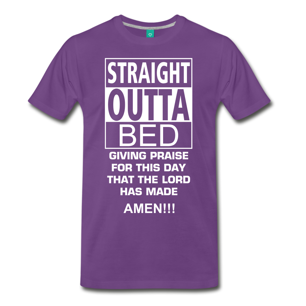 STRAIGHT OUTTA BED - purple