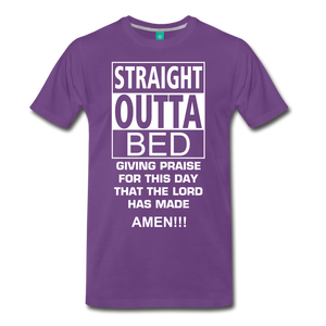 STRAIGHT OUTTA BED - purple