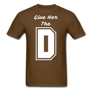 The D Tee - brown