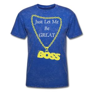 Let Me Be Great Tee - mineral royal