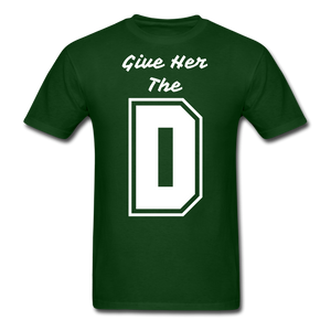 The D Tee - forest green