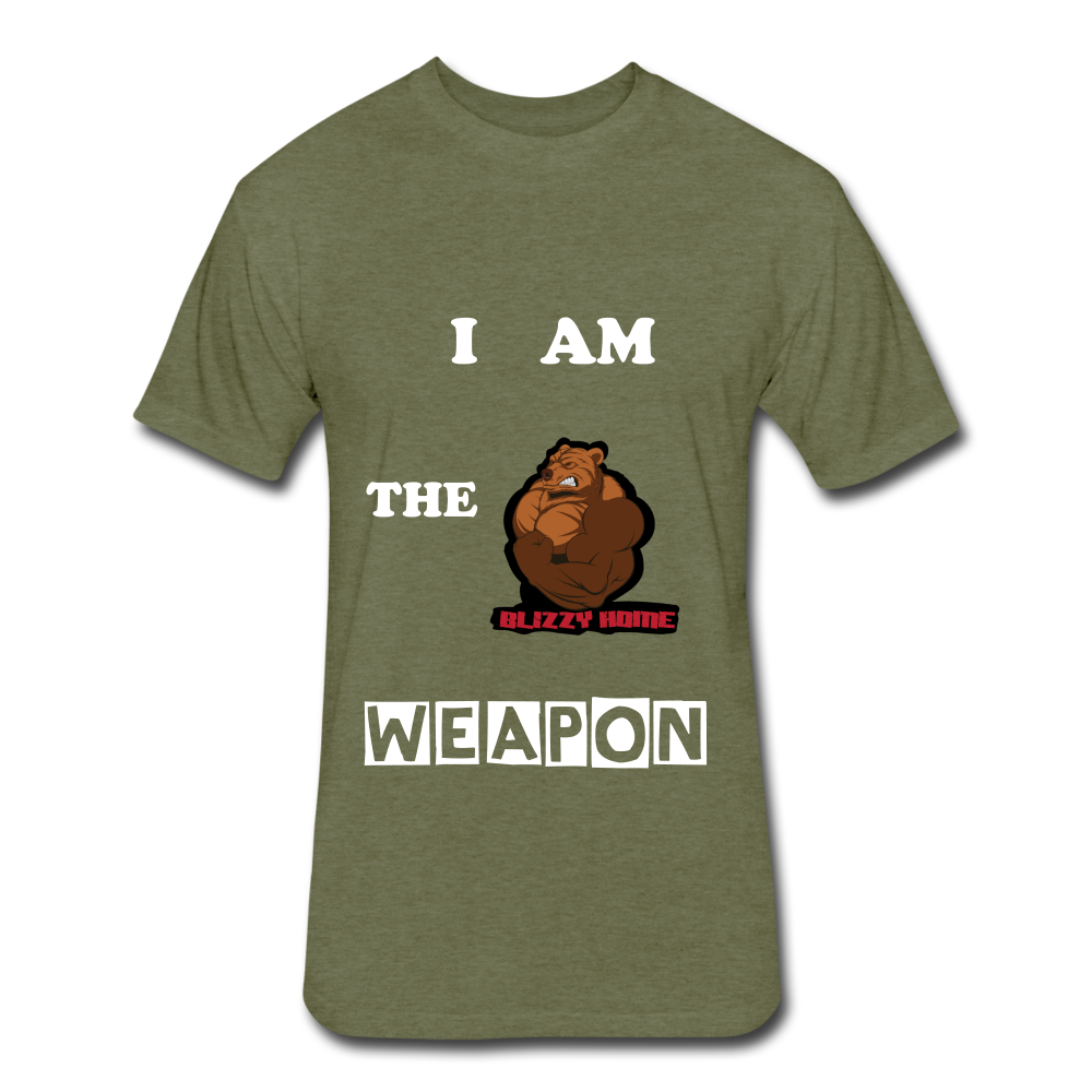 I am the weapon. - heather military green