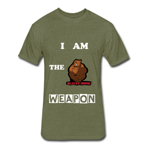 I am the weapon. - heather military green