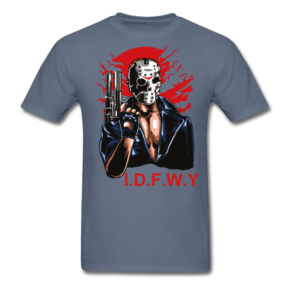 I Don't F With You Tee - denim
