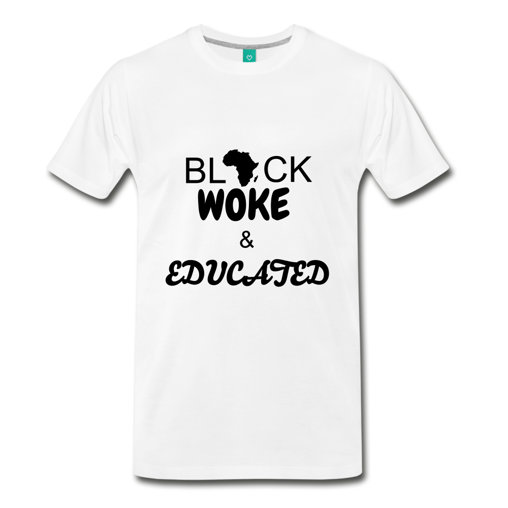 BLACK, WOKE, & EDUCATED - white