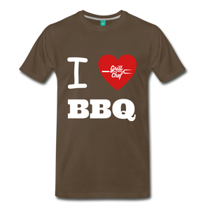 I HEART BBQ - noble brown
