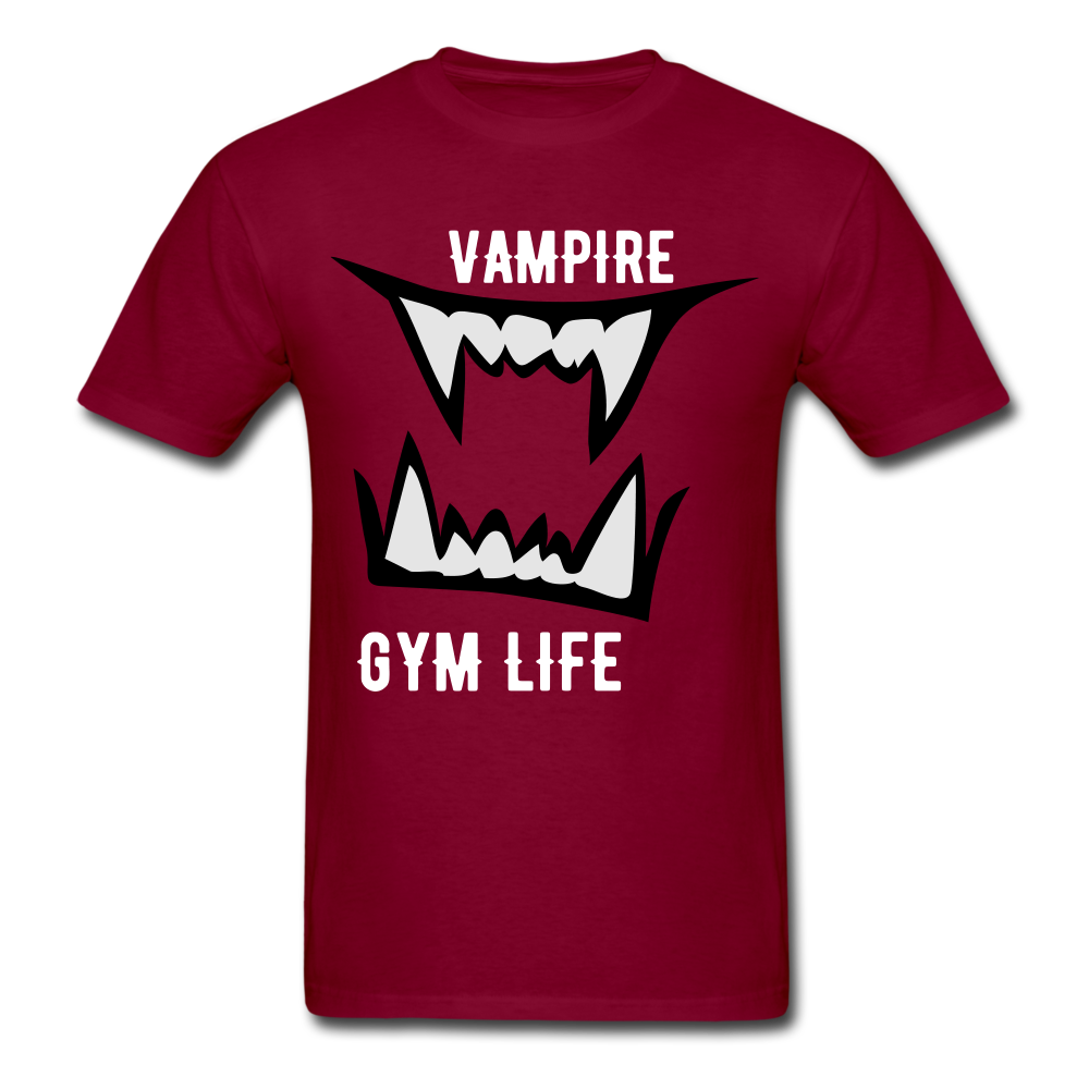 Vamp Gym Tee - burgundy