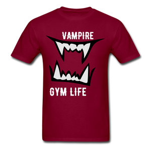 Vamp Gym Tee - burgundy