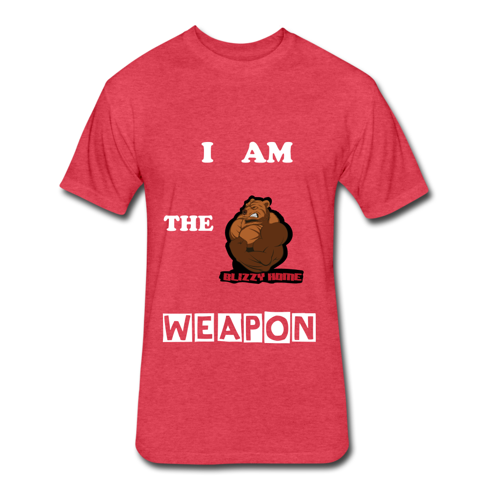 I am the weapon. - heather red
