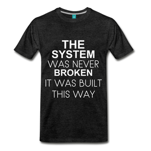 The System Tee - charcoal gray