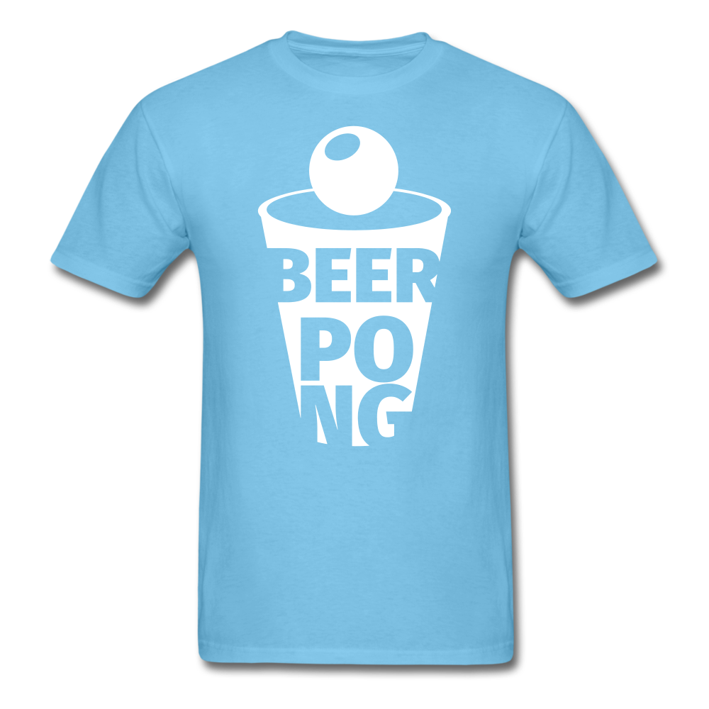 Beer Pong Tee - aquatic blue