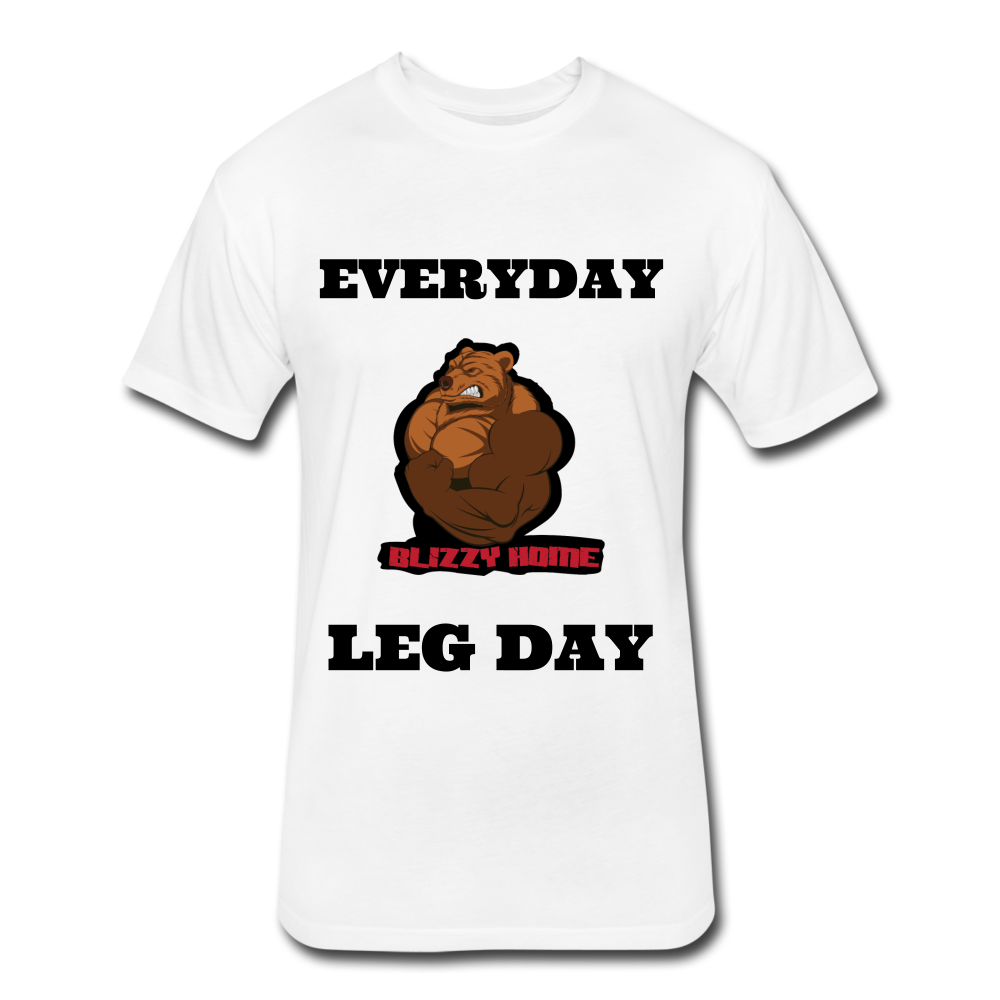 Everyday Leg Day Tee - white